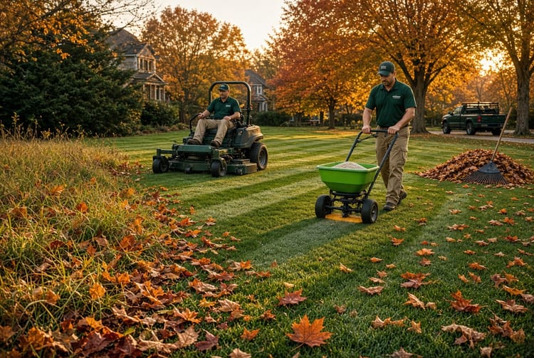 The Lawn Winter Preparation: Fertilizing and Mowing for Spring