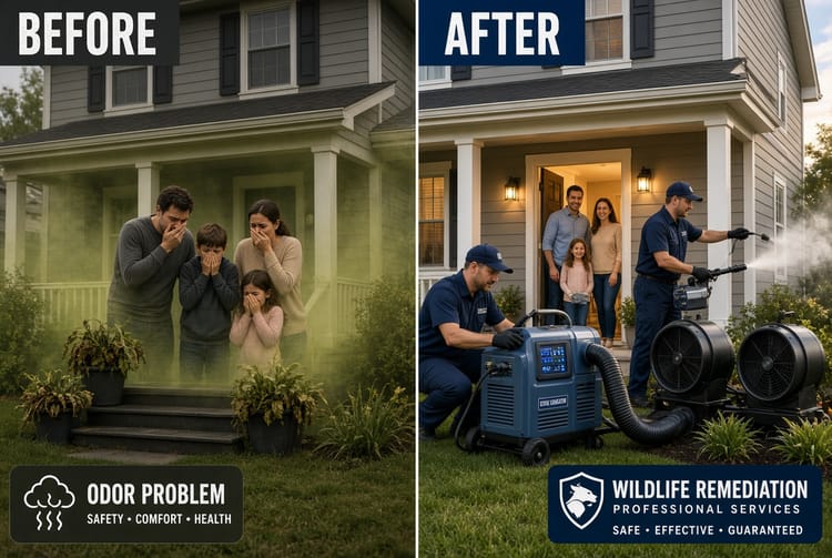 The Skunk Odor Removal: Deodorizing Your Home and Yard After a Spray