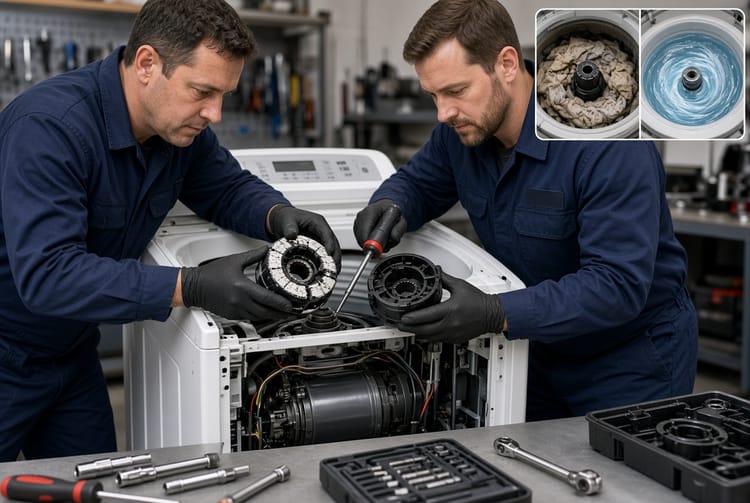 The Washing Machine Motor Coupling: Why the Agitator Won't Spin