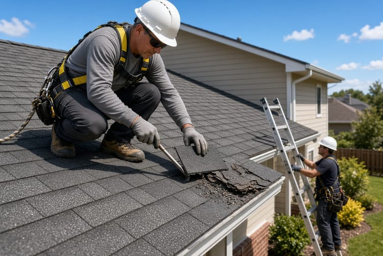 The Roof Shingle Repair: Replacing Damaged Shingles