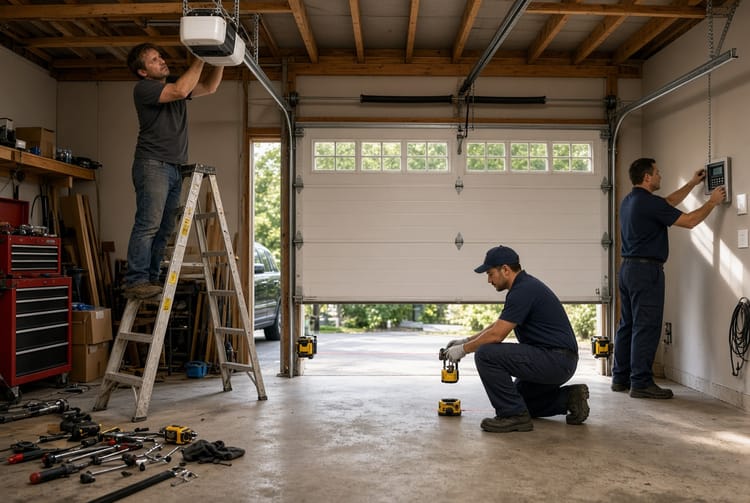 The Garage Door Opener Installation: DIY vs. Professional