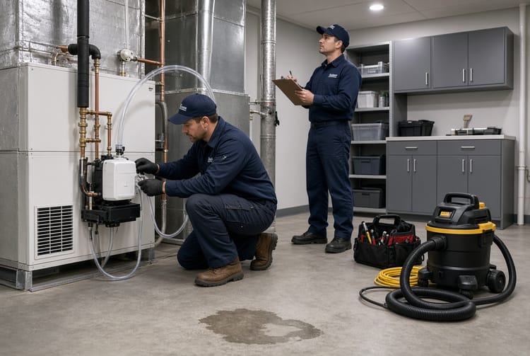 The HVAC Condensate Pump: Removing Water When Gravity Isn't Enough