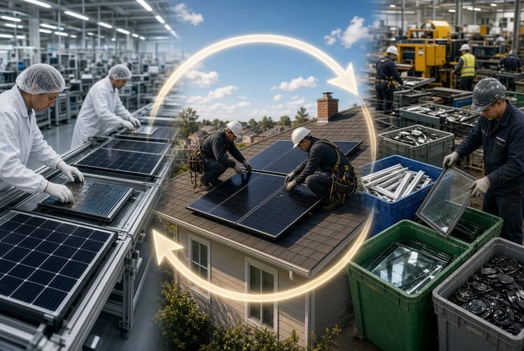 The Solar Panel Lifecycle: From Manufacturing to Recycling