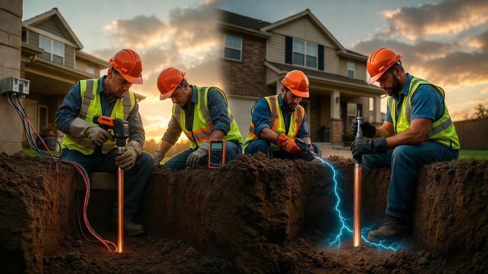 The Grounding Electrode System: How Your Home Connects to the Earth for Safety and Surge Protection