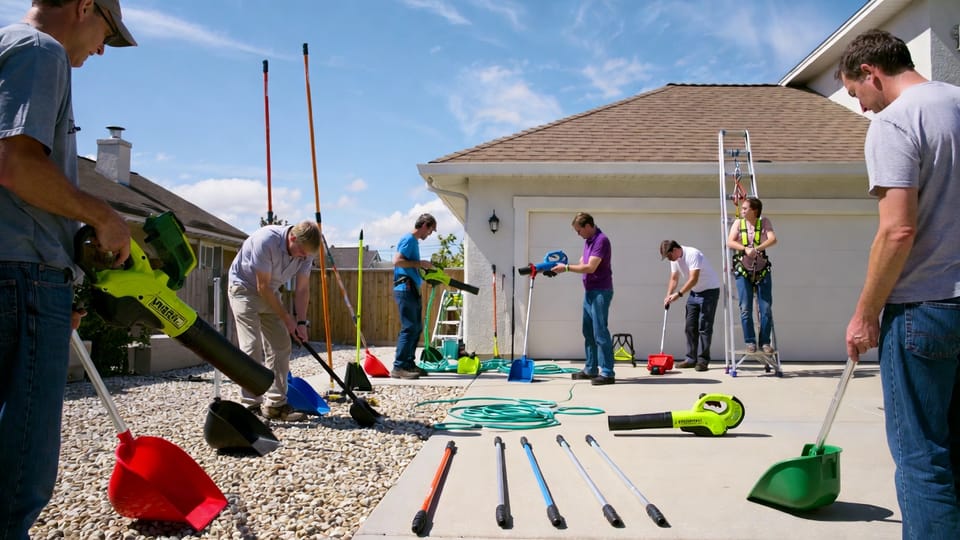 The Gutter Cleaning Toolbox: From Simple Scoops to High-Pressure Telescoping Wands for DIY Maintenance