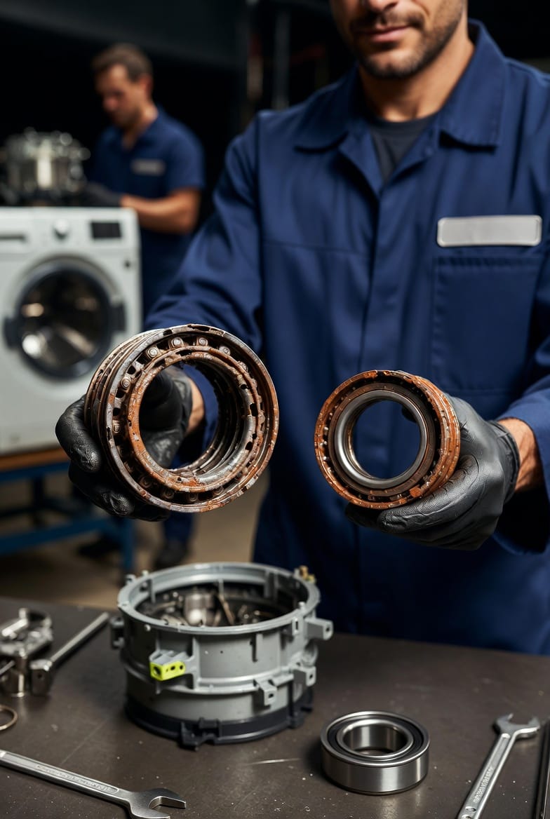 The Bearing Failure: Diagnosing the Telltale Sounds of Worn Drum Bearings in Washers and Dryers