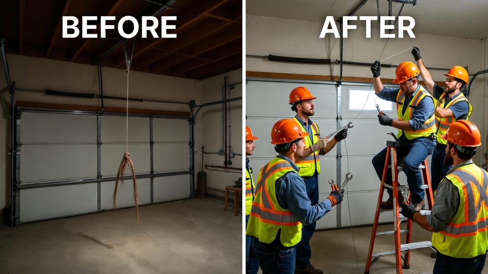 The Garage Door Cable Repair: Why This Dangerous Component Requires Professional Attention