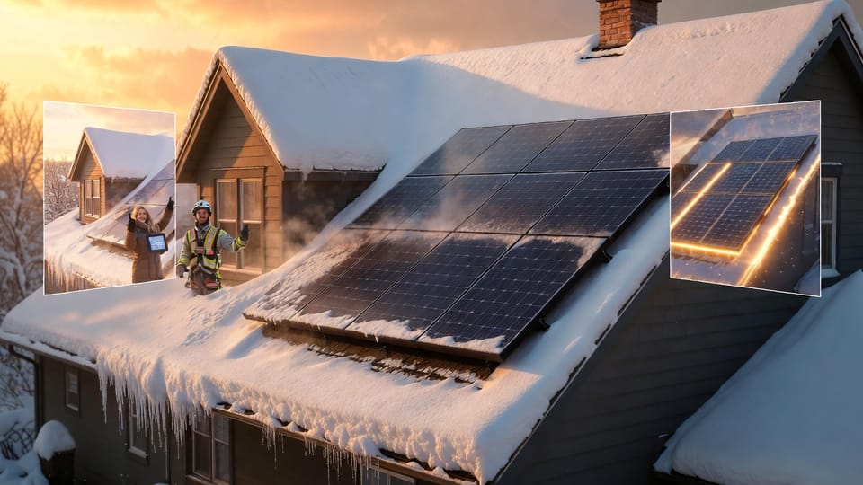 The Snow Shed Factor: How Roof-Mounted Solar Panels Perform in Winter and What to Expect