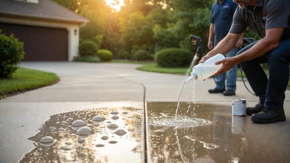 The Concrete Sealer Reapplication: Knowing When and How to Refresh Your Driveway's Protective Layer