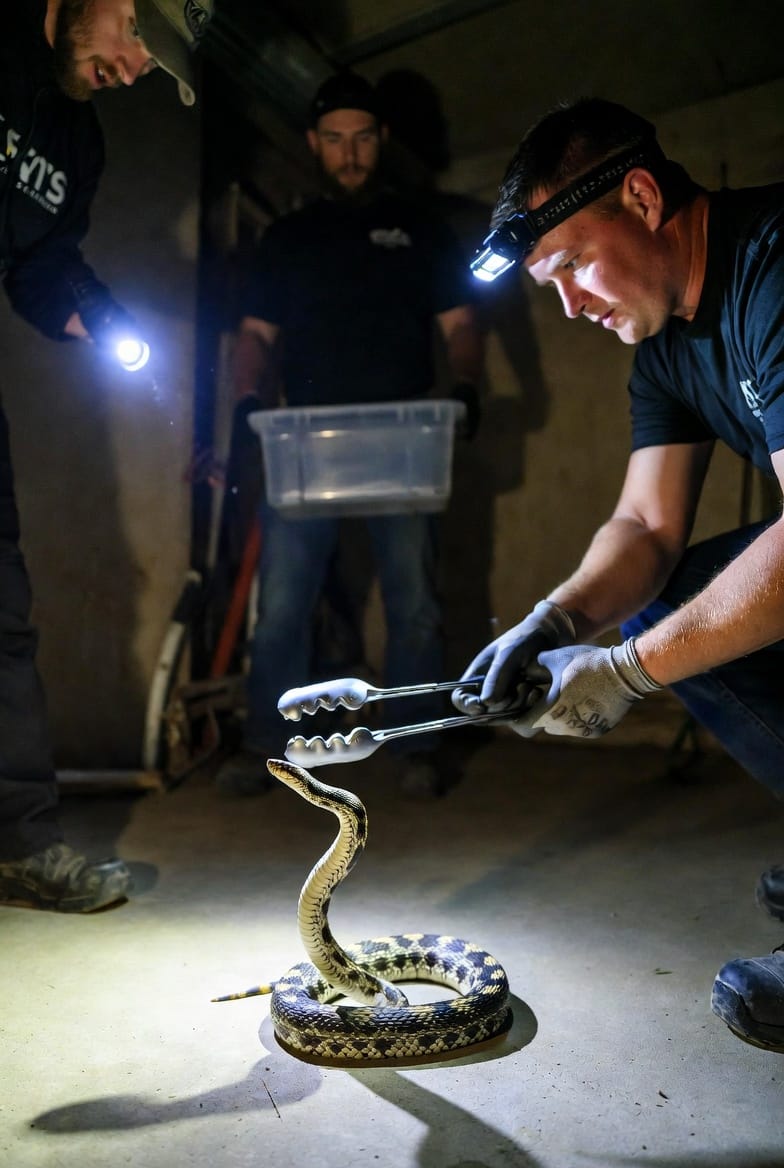The Snake in the Basement: Safe Identification, Removal, and Prevention Strategies for Reptilian Visitors