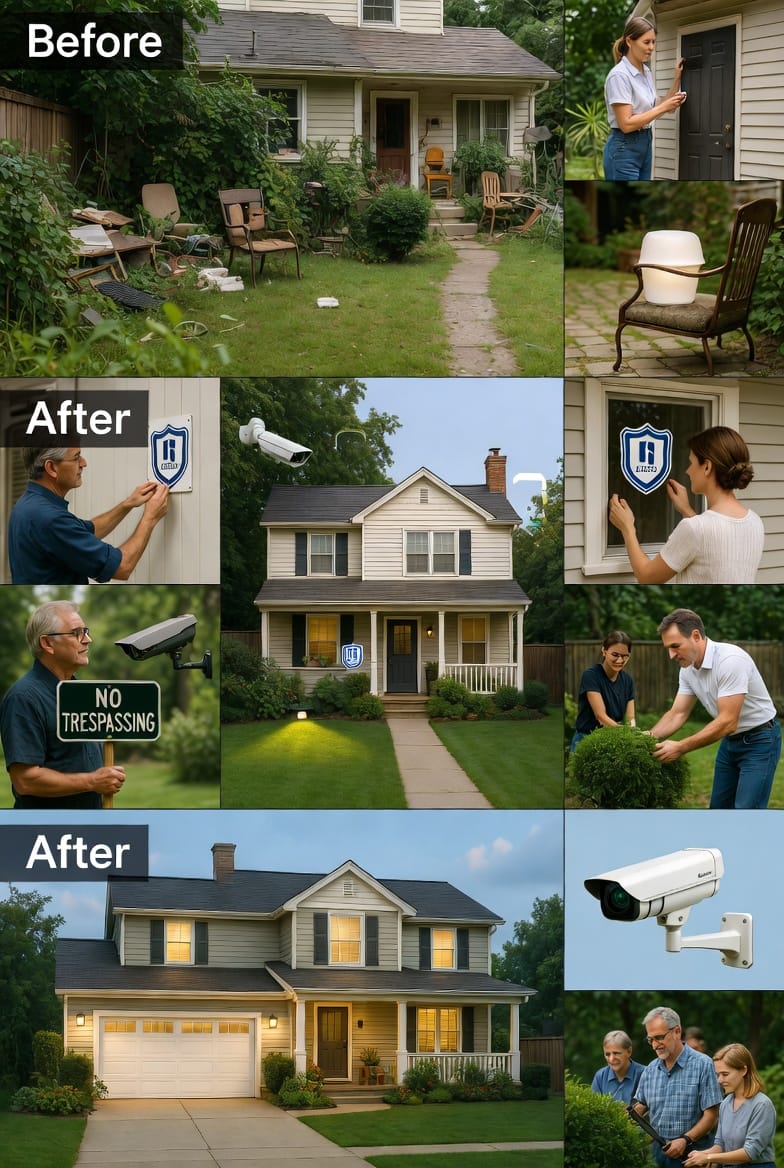 The Security Sign Strategy: How Yard Signs and Window Decals Act as Powerful Deterrents