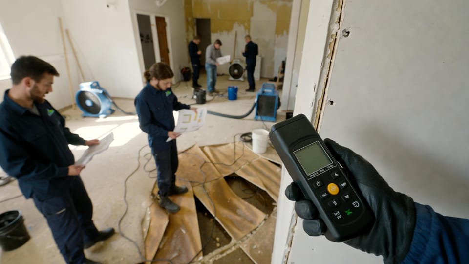 The Structural Drying Science: How Restorers Know When Wood and Drywall Are Truly Dry