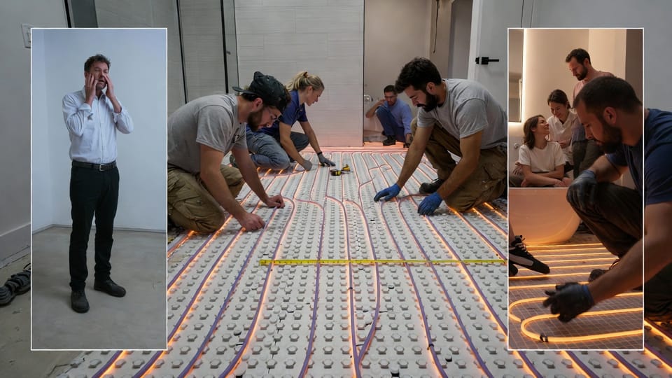 The Heated Floor System: Electric Radiant Heat Installation and Material Considerations