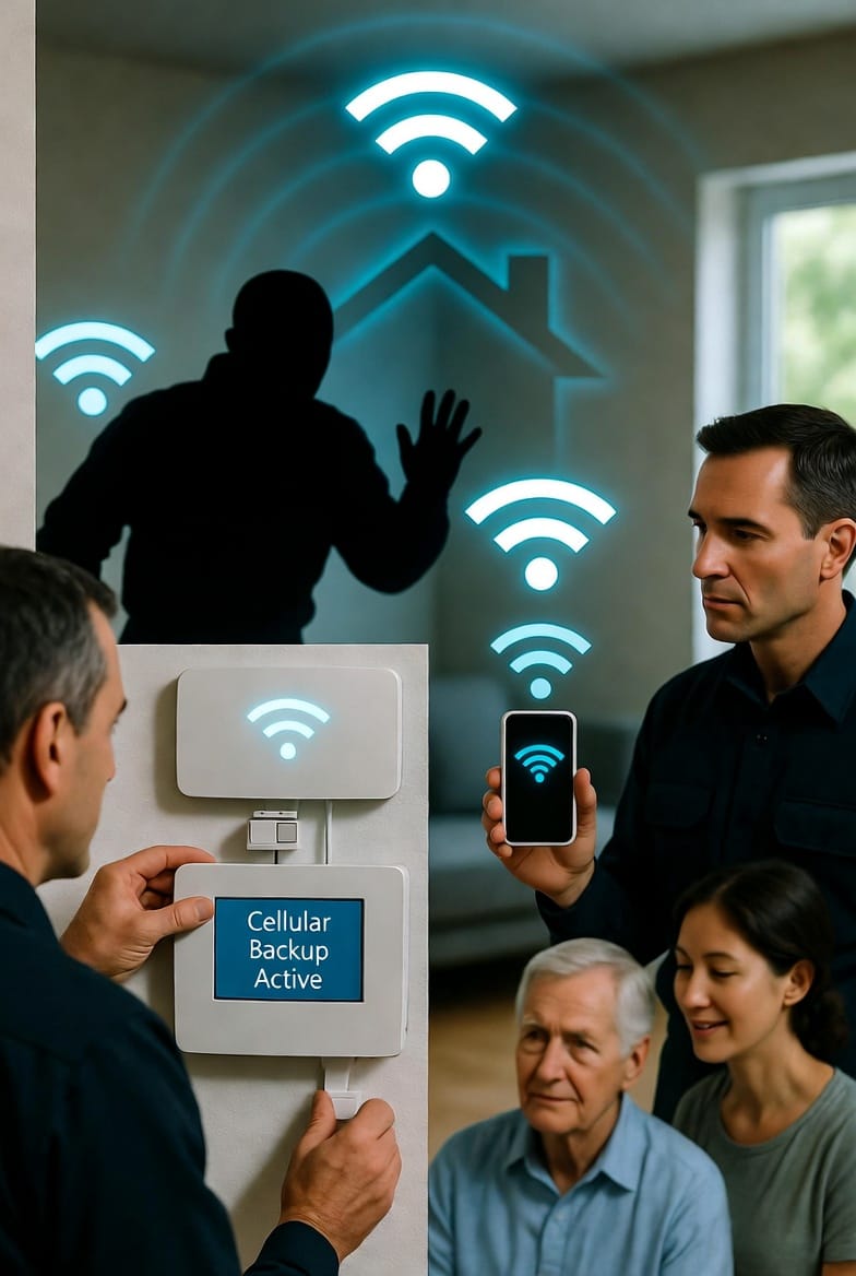 The Cellular Backup Advantage: Why Your Security System Needs a Connection That Can't Be Cut