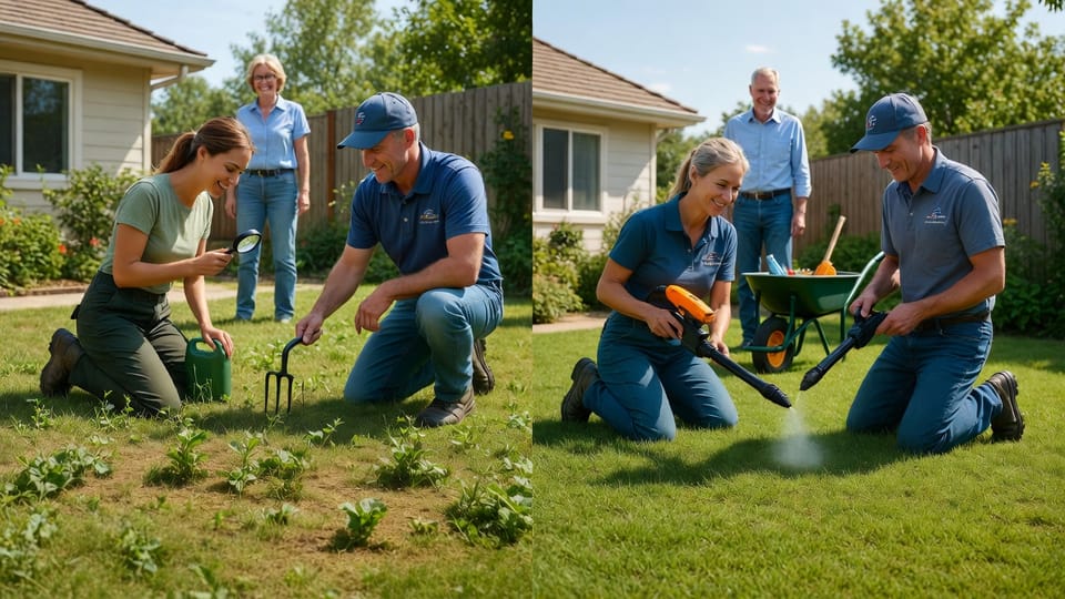 The Grassy Weed Identification: Differentiating Crabgrass, Foxtail, and Quackgrass for Targeted Control