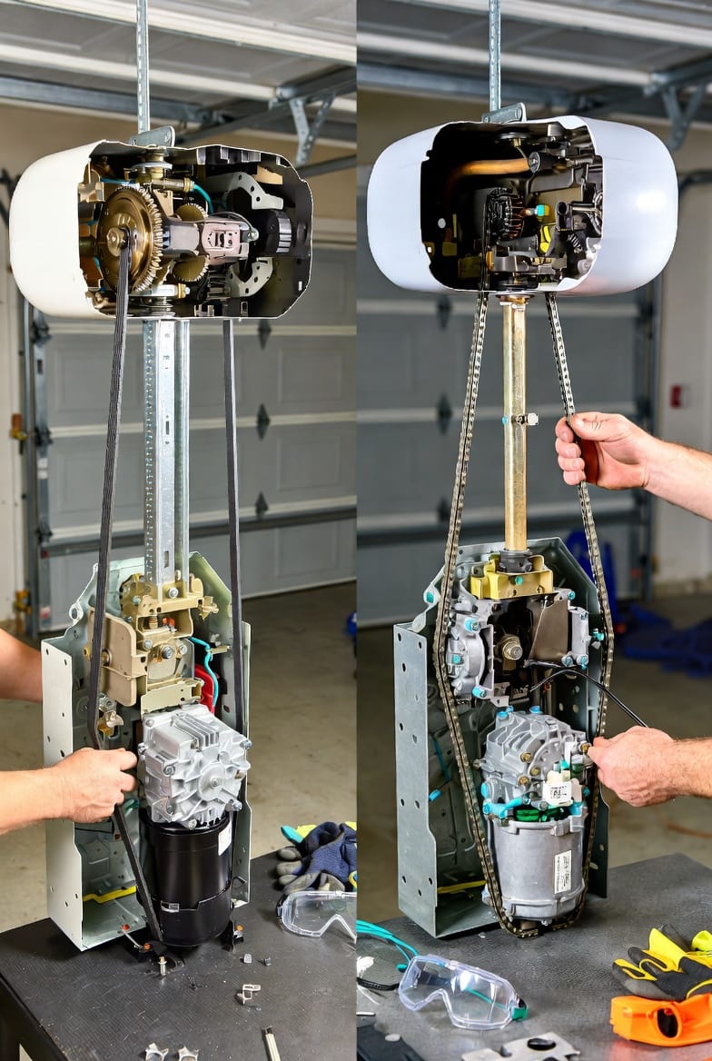 The Belt-Drive vs. Chain-Drive Opener: Comparing Noise, Performance, and Lifespan for Your Garage