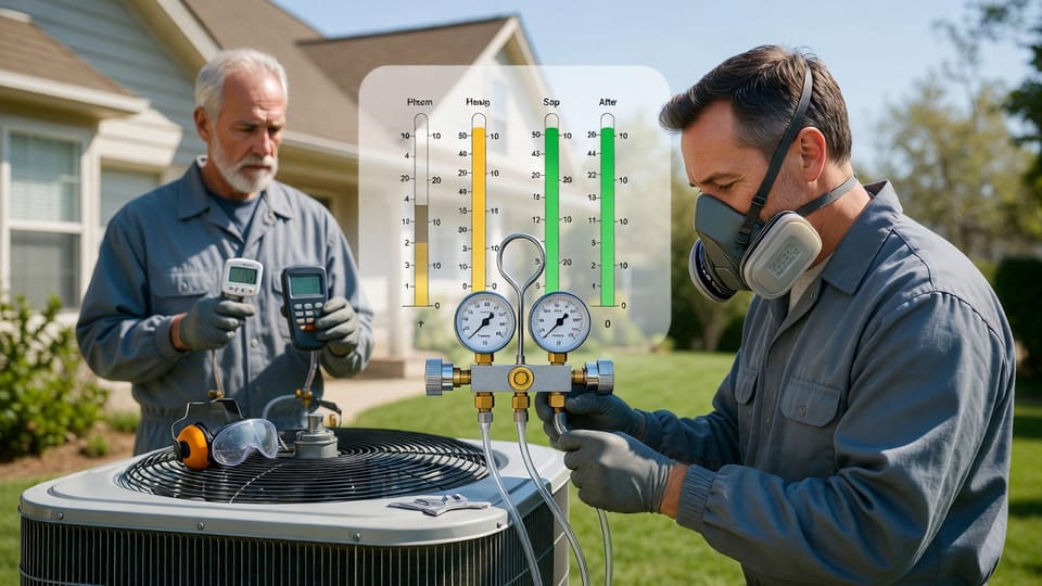 The Refrigerant Charge Balance: Why Proper Pressures Are Critical for System Longevity