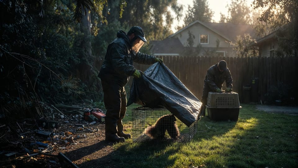 The Skunk Spray Solution: Humane Trapping and Relocation Without the Odor.