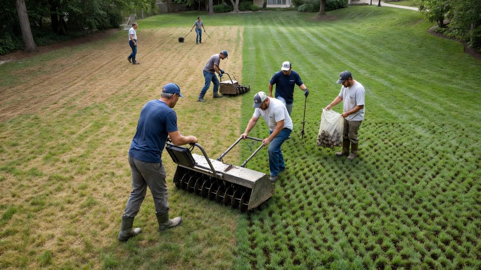Beyond Mowing: Cultivating a Thriving Lawn Through Soil Health and Aeration