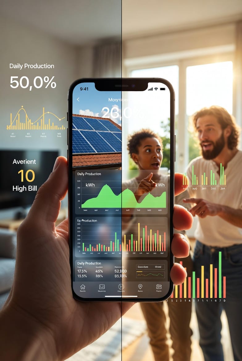 The Solar Monitoring App: Tracking Production, Consumption, and Savings in Real-Time