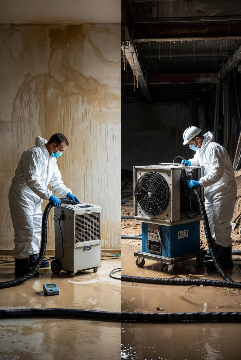 The Dehumidifier Selection: Residential vs. Industrial for Flood Recovery