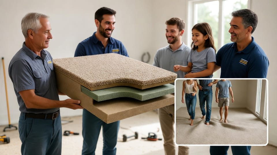 The Carpet Pad Guide: Density, Thickness, and Material for Different Traffic Levels