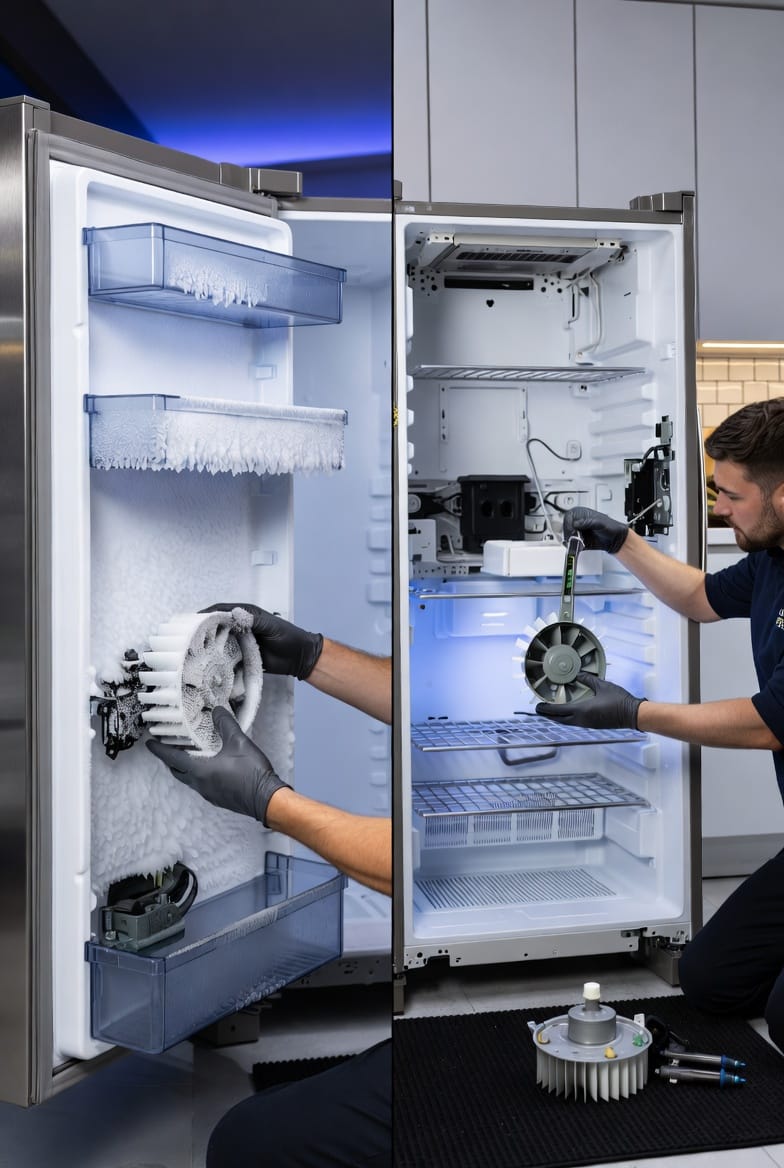 The Refrigerator Evaporator Fan: Symptoms of Failure and Replacement