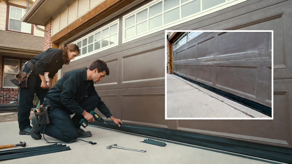 The Garage Door Weather Seal: Stopping Drafts, Pests, and Debris