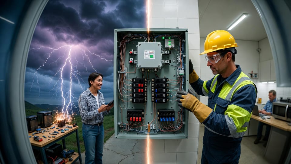 The Surge Protection Hierarchy: Whole-House vs. Point-of-Use Protection