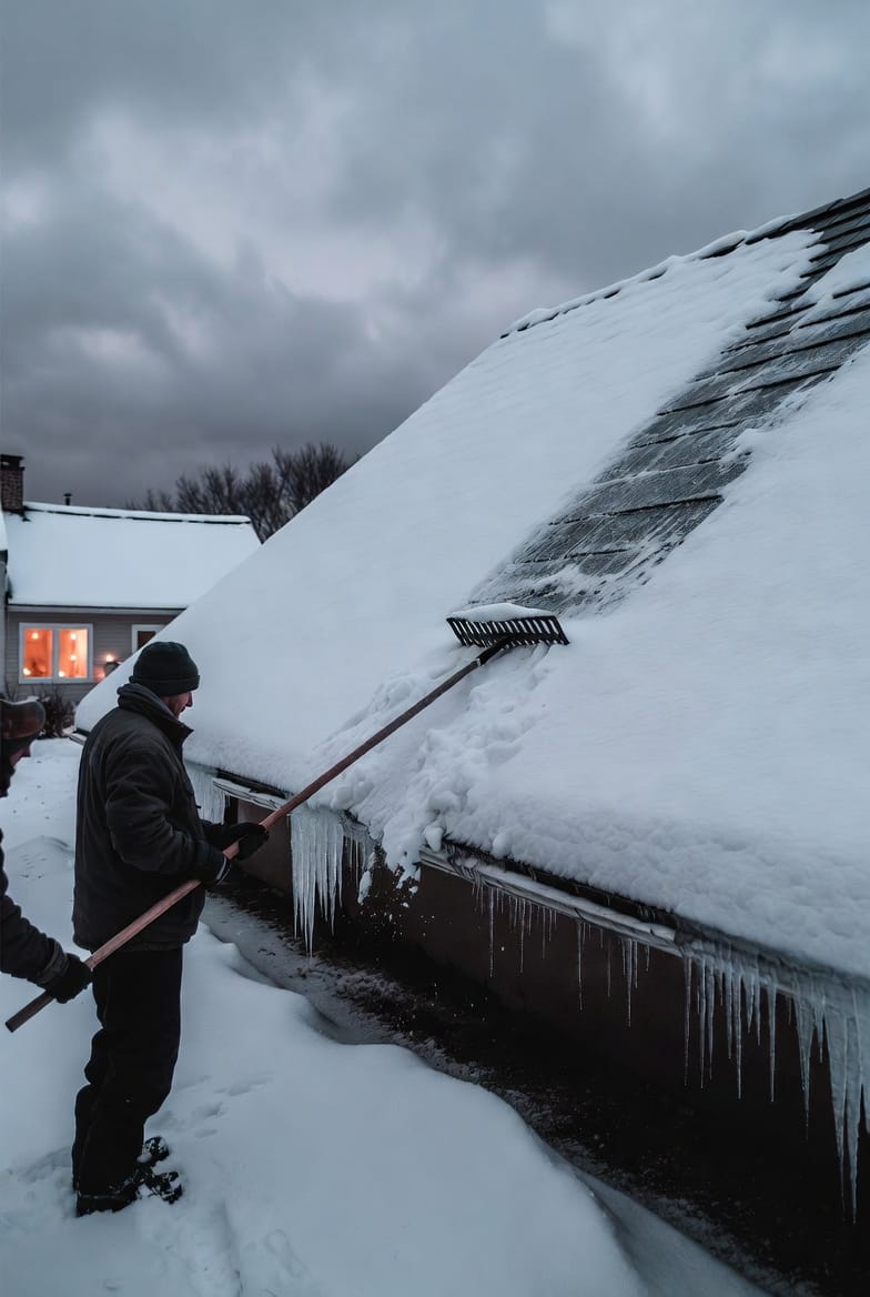The Roof Snow Removal: When and How to Safely Remove Snow to Prevent Ice Dams