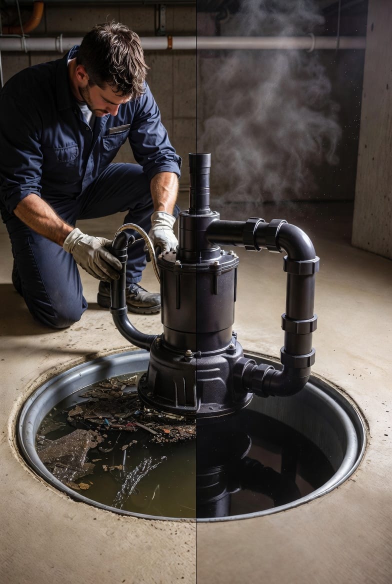 The Sewer Ejector Pump: Moving Waste Up from Basement Bathrooms