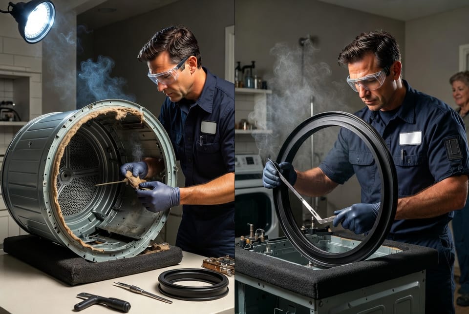The Dryer Drum Seal: Preventing Lint Escaping Behind the Machine