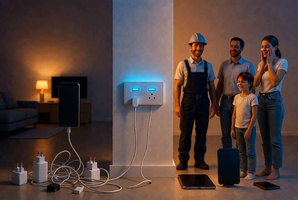 The USB Outlet: Convenient Charging Without Wall Warts