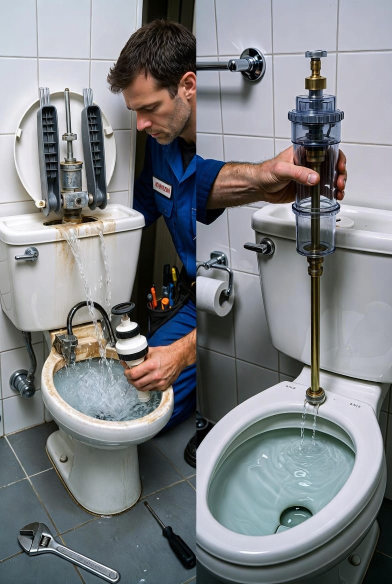 The Toilet Fill Valve Replacement: Fixing Running Toilets and Slow Fills