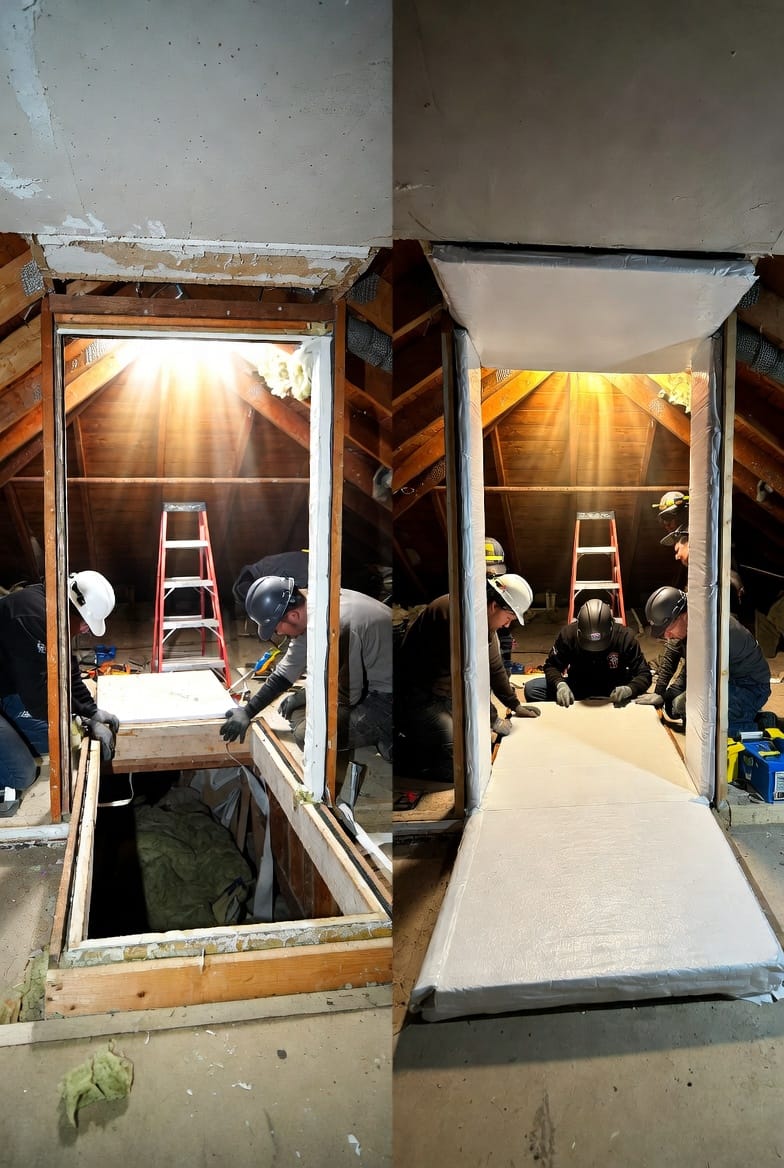 The Roof Attic Access: Proper Hatch Insulation and Weather Sealing