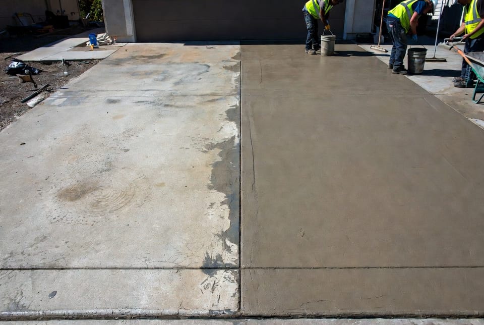 The Concrete Resurfacer Application: Renewing Worn Driveways Without Replacement