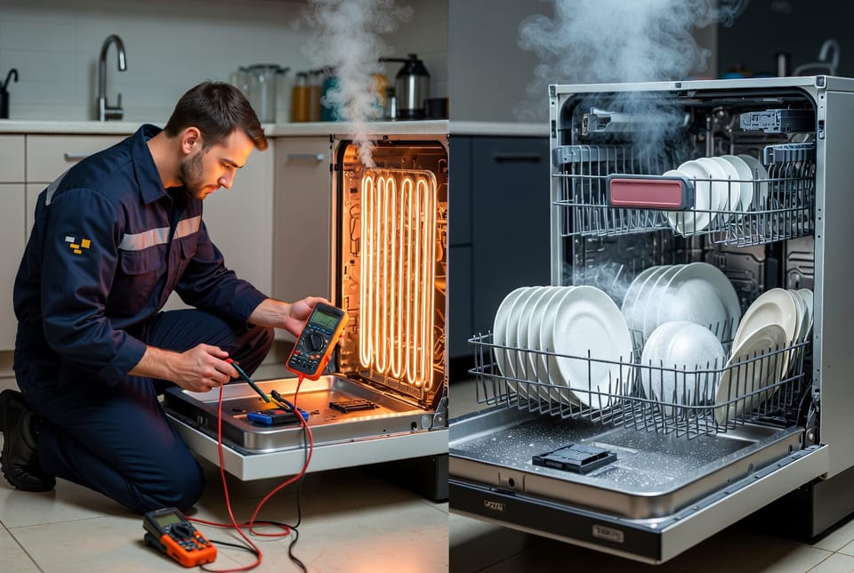 The Dishwasher Heating Element: Why Dishes Aren't Drying and Water Isn't Heating