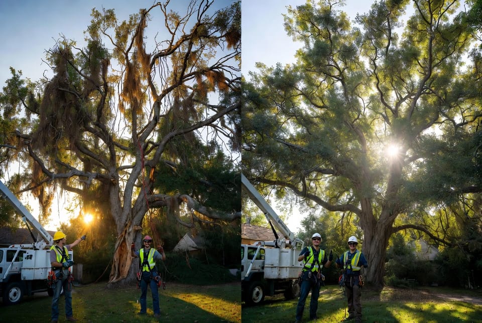 The Tree Crown Cleaning: Removing Dead and Diseased Wood for Tree Health