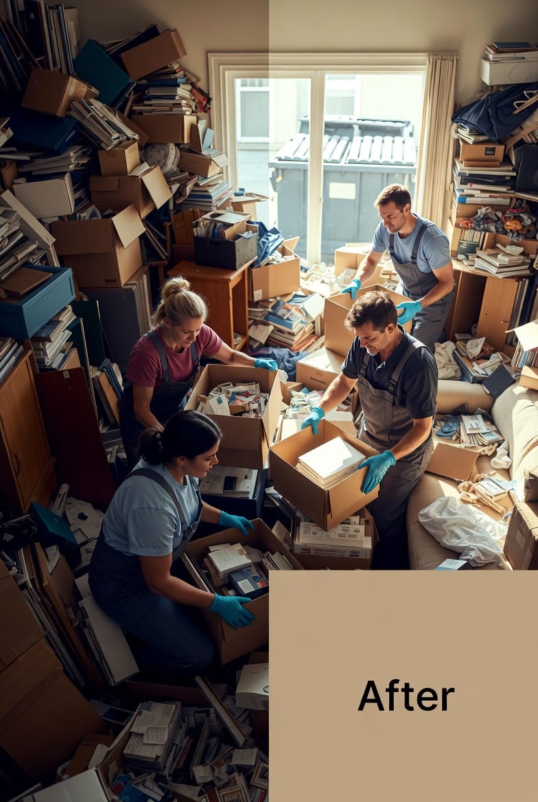 The Hoarding Cleanup Dumpster: Specialized Services for Sensitive Situations