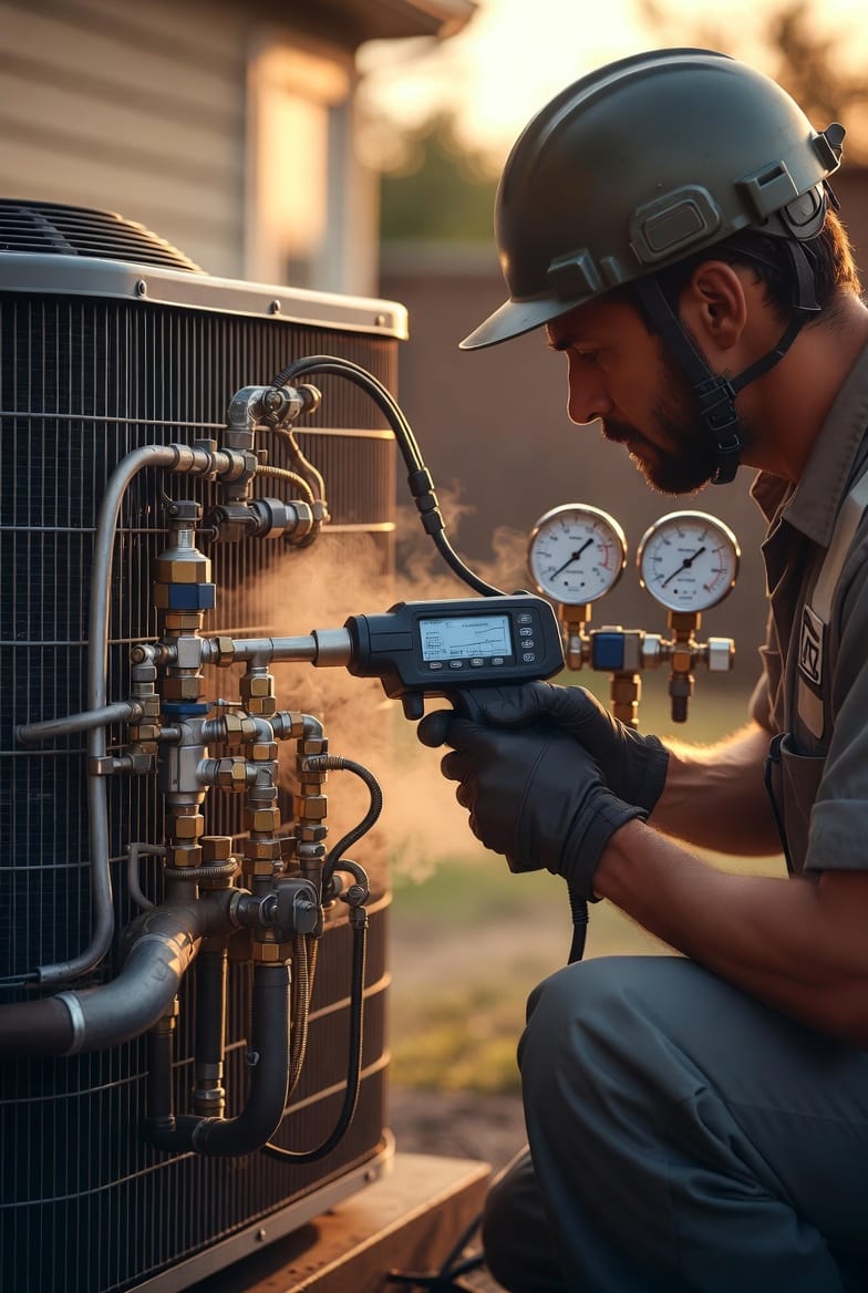 The Refrigerant Leak Detection: Electronic Sniffers, UV Dye, and Soap Bubble Methods