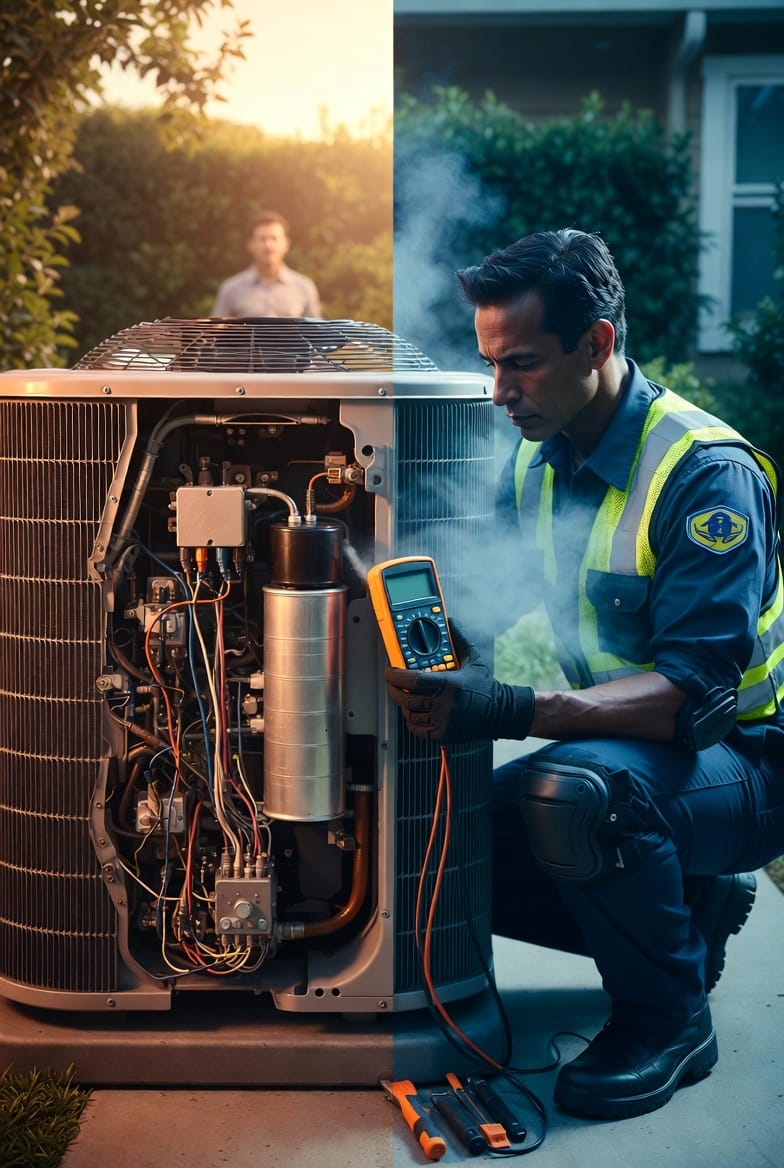 The HVAC Capacitor: How This Small Part Starts Your System and Why It Fails