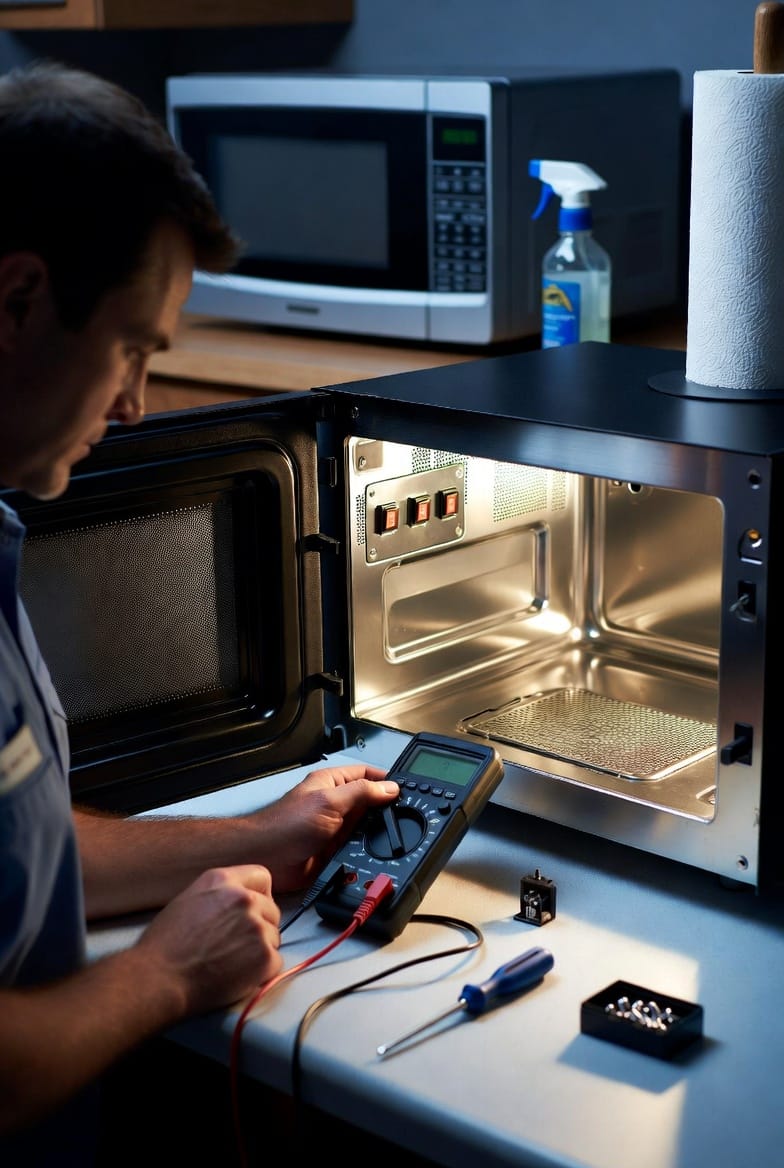 The Microwave Door Switch: Safety Interlock Failure and Replacement