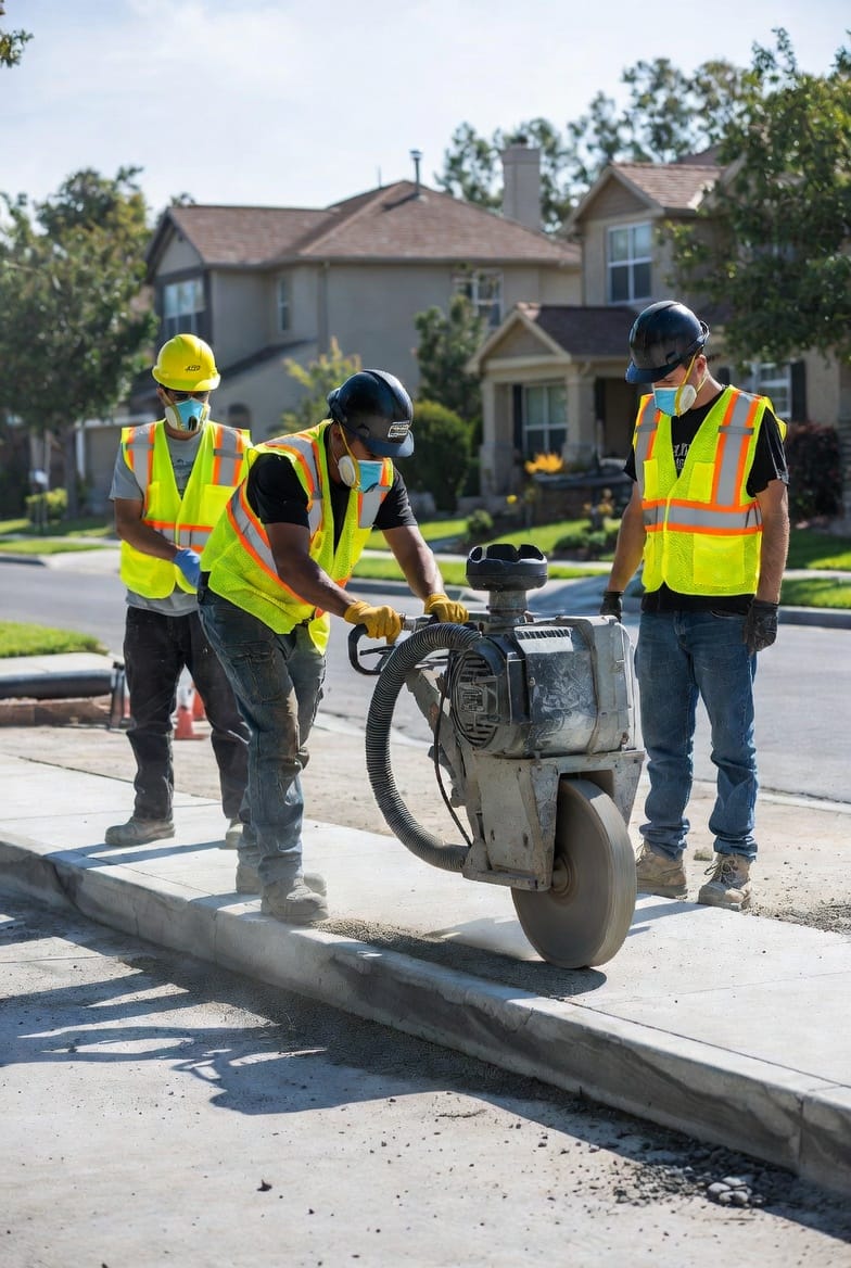 The Concrete Grinding: Leveling Uneven Slabs and Removing Trip Hazards