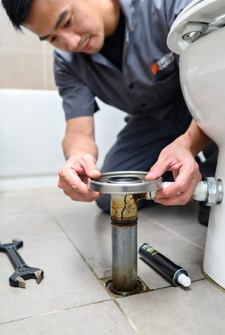 The Toilet Flange Repair: Fixing a Broken Toilet Base Connection