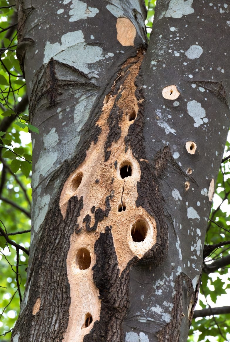 The Tree Borer Insects: Identifying Entry Holes and Deciding Removal
