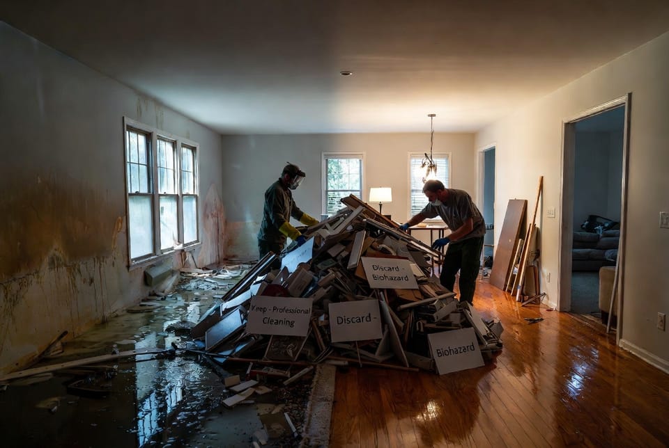 The Flood Damage Assessment: What to Salvage vs. Discard