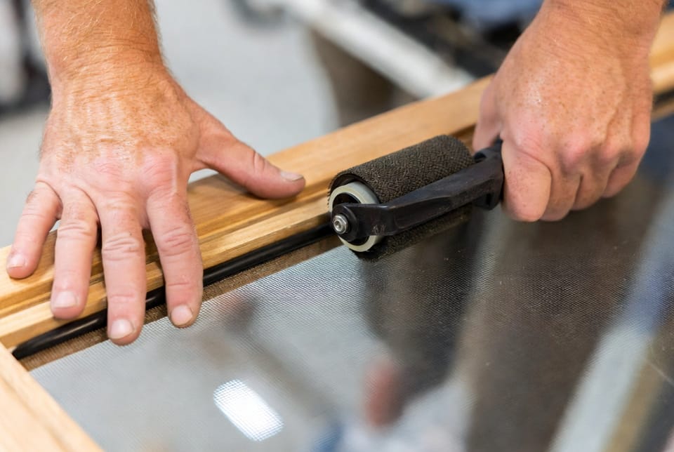 The Window Screen Spline: Replacing Worn Rubber in Screen Frames