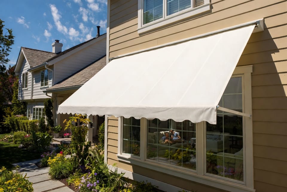 The Window Awning: Adding Exterior Shade and Weather Protection
