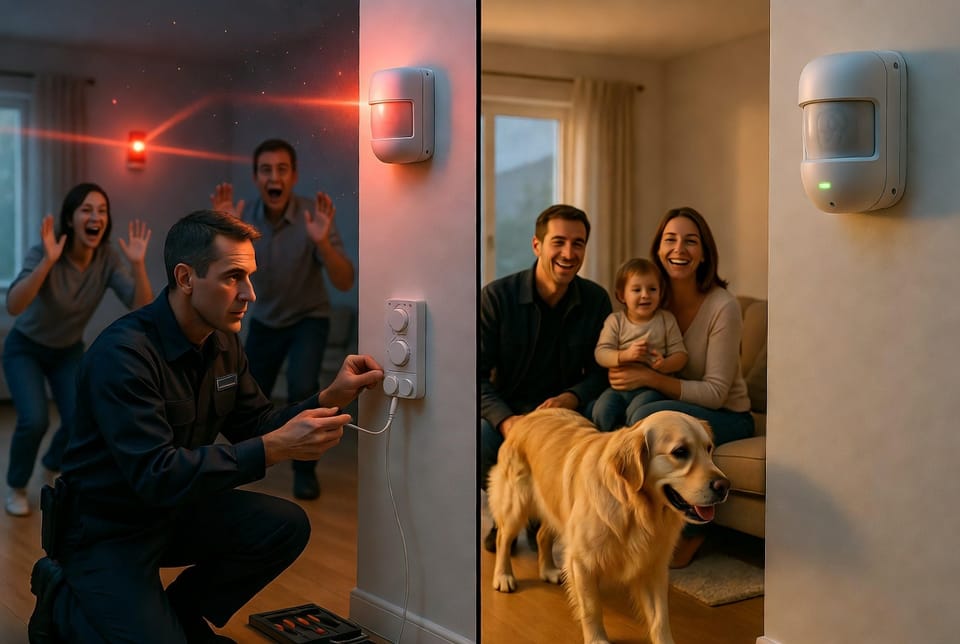The Motion Detector Sensitivity: Reducing False Alarms from Pets and Heat Sources