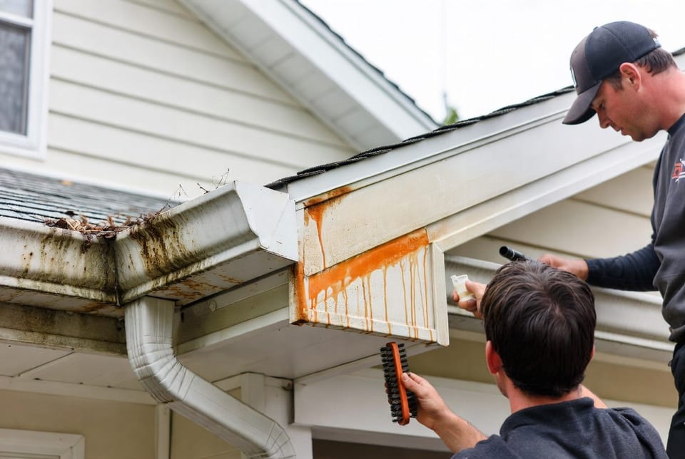 The Gutter Corrosion: Preventing Rust on Steel Gutters